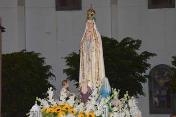Misa y procesión religiosa en el El Calero de Telde (Foto Francisco Javier Santana)